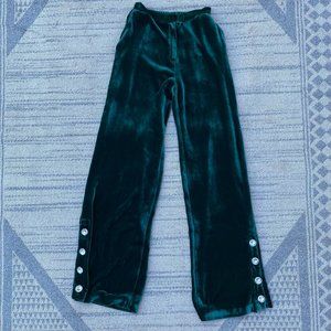 N Duo Velvet green pants! Unique from bluebird Ldn
